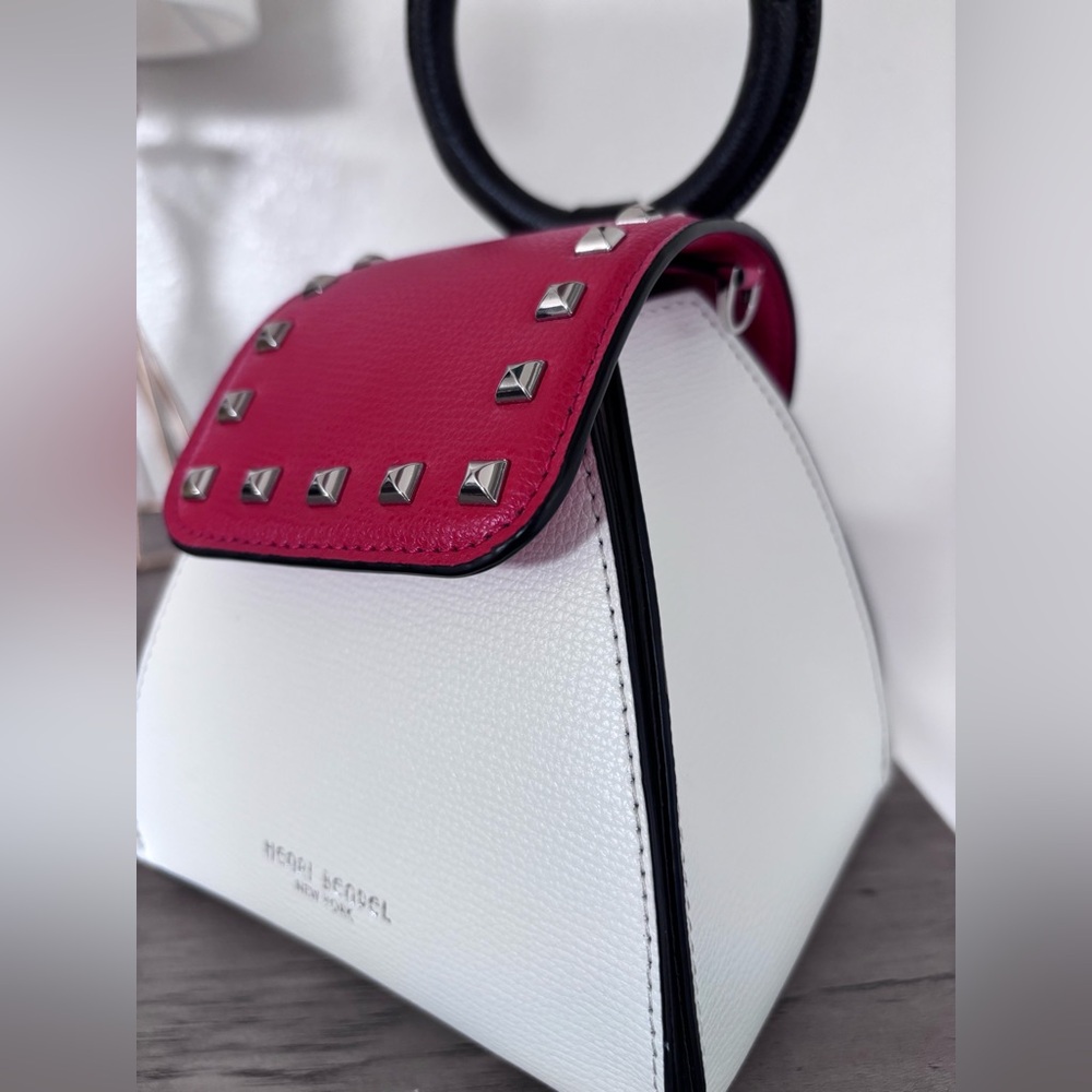 henri bendel Studded Mini Crossbody (minor discoloration on back) - Picture 3 of 13
